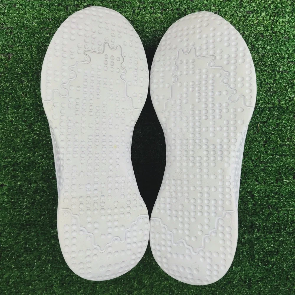 Avia Sneakers Women 7W White Slip On Knit Memory Foam Athletic Shoes WWAI40AC002